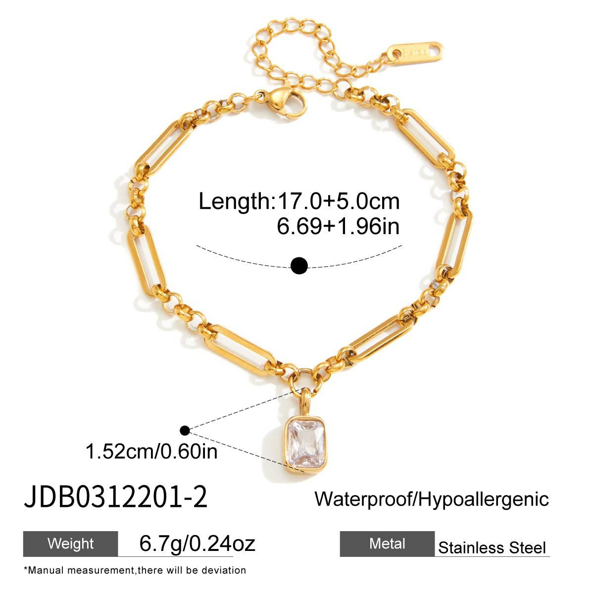 Zircon Station Bracelet Collection