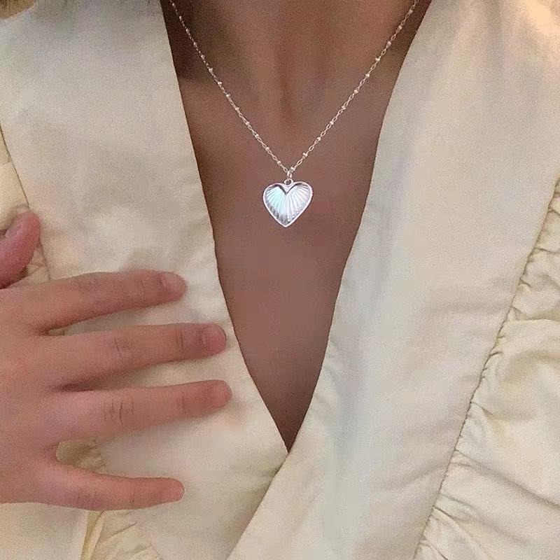 S925 Sterling Silver Pearl Necklace For Women, Niche Design, Light Luxury, Stylish And Versatile, High-End Clavicle Chain Accessory, Trendy