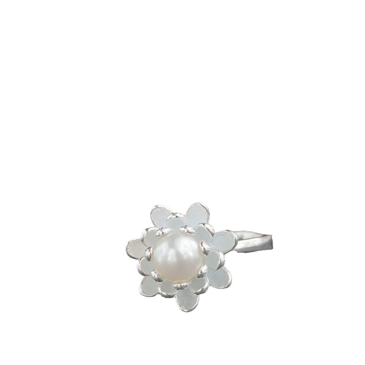 Natural Freshwater Pearl Handmade Silver Ring
