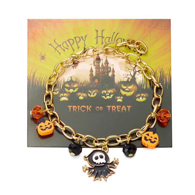 Creative Ghost Pumpkin Halloween Series Bracelet