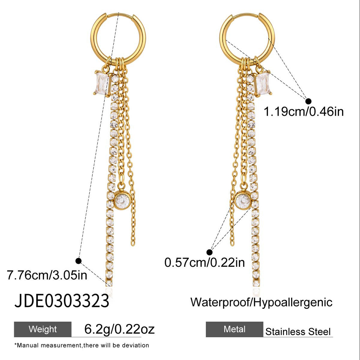 Pearl and Chain Tassel Earrings Collection
