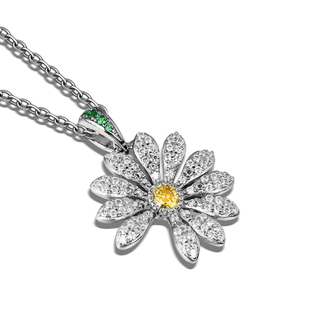 Daisy Zircon Necklace Collection