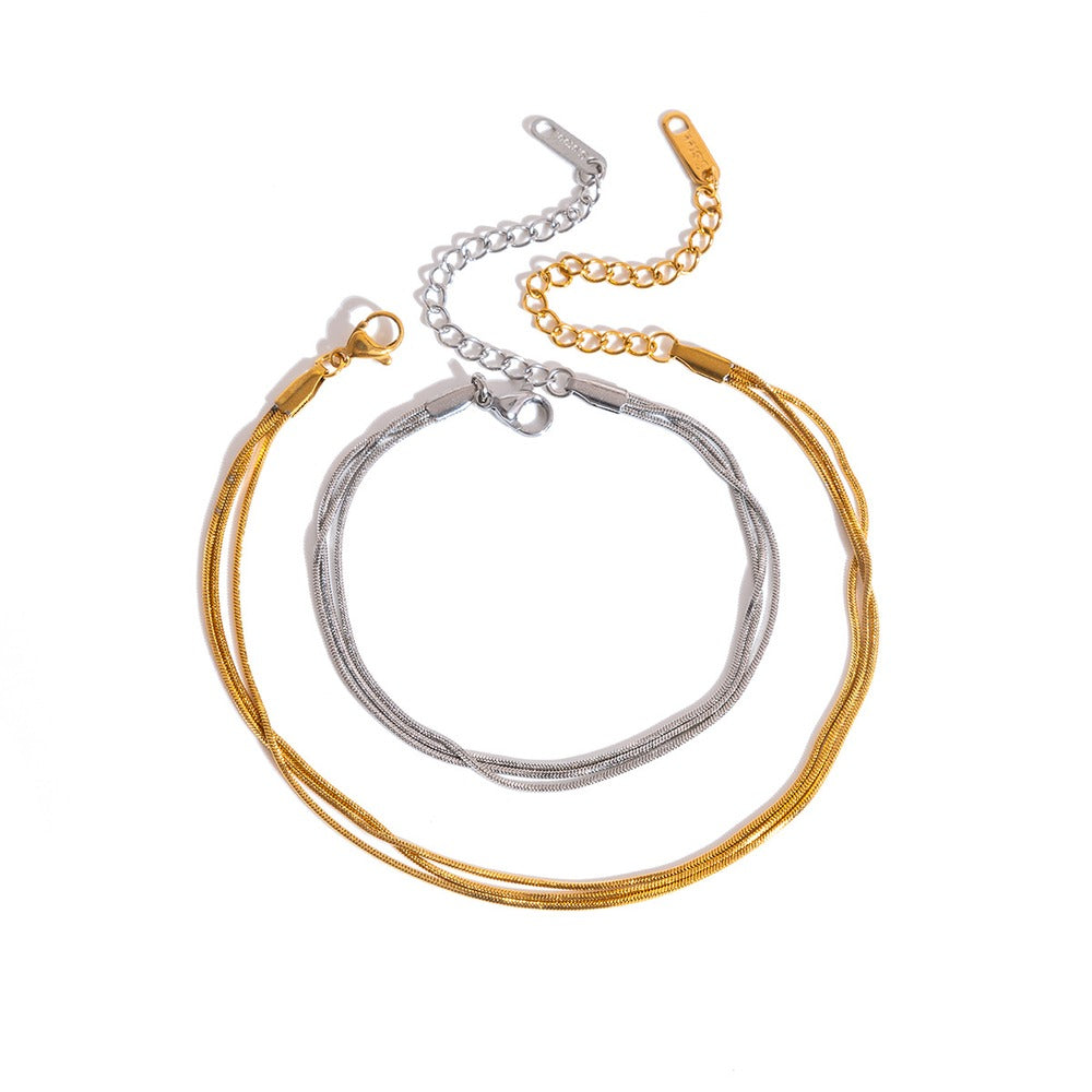 Triple Chain Bracelet Collection