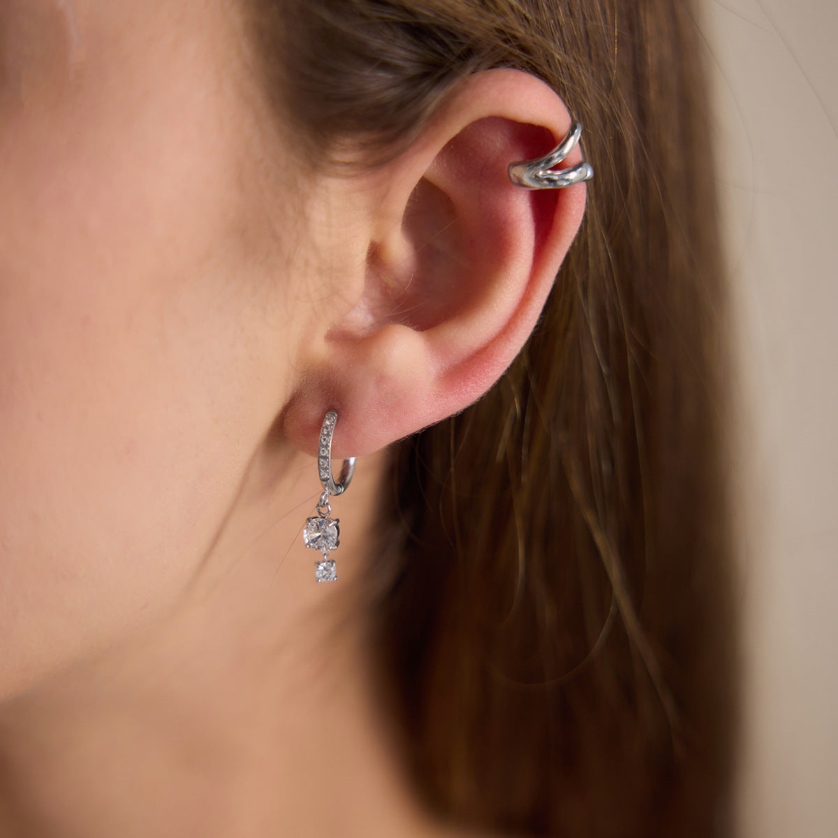 Color Zircon Drop Earrings Collection