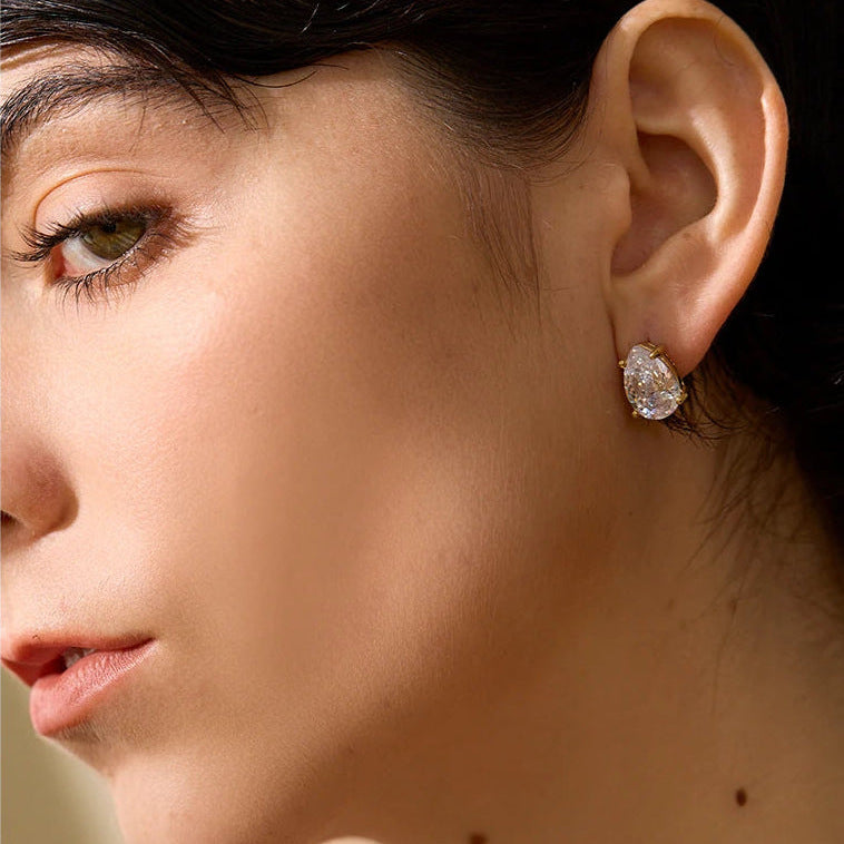 Zircon Necklace and Earring Set Collection