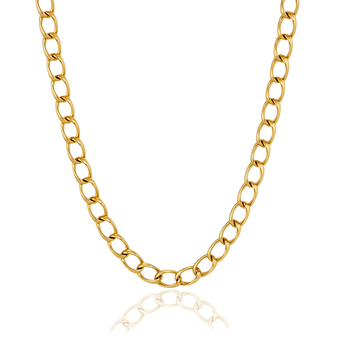Oval Link Chain Necklace Collection
