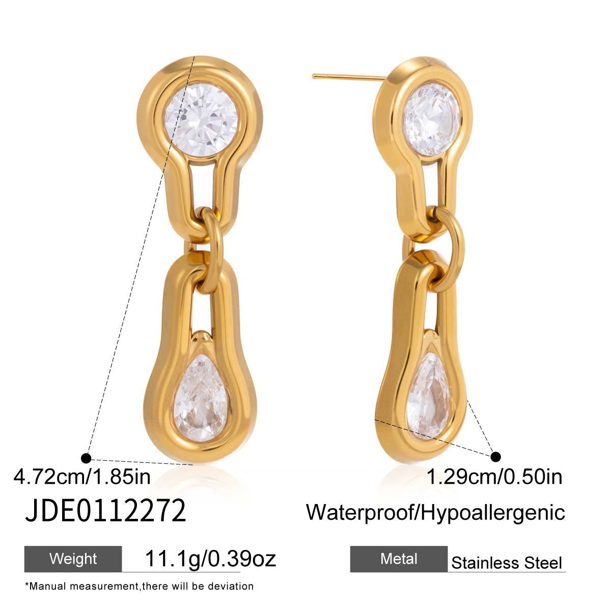 Zircon Earrings Ring Collection