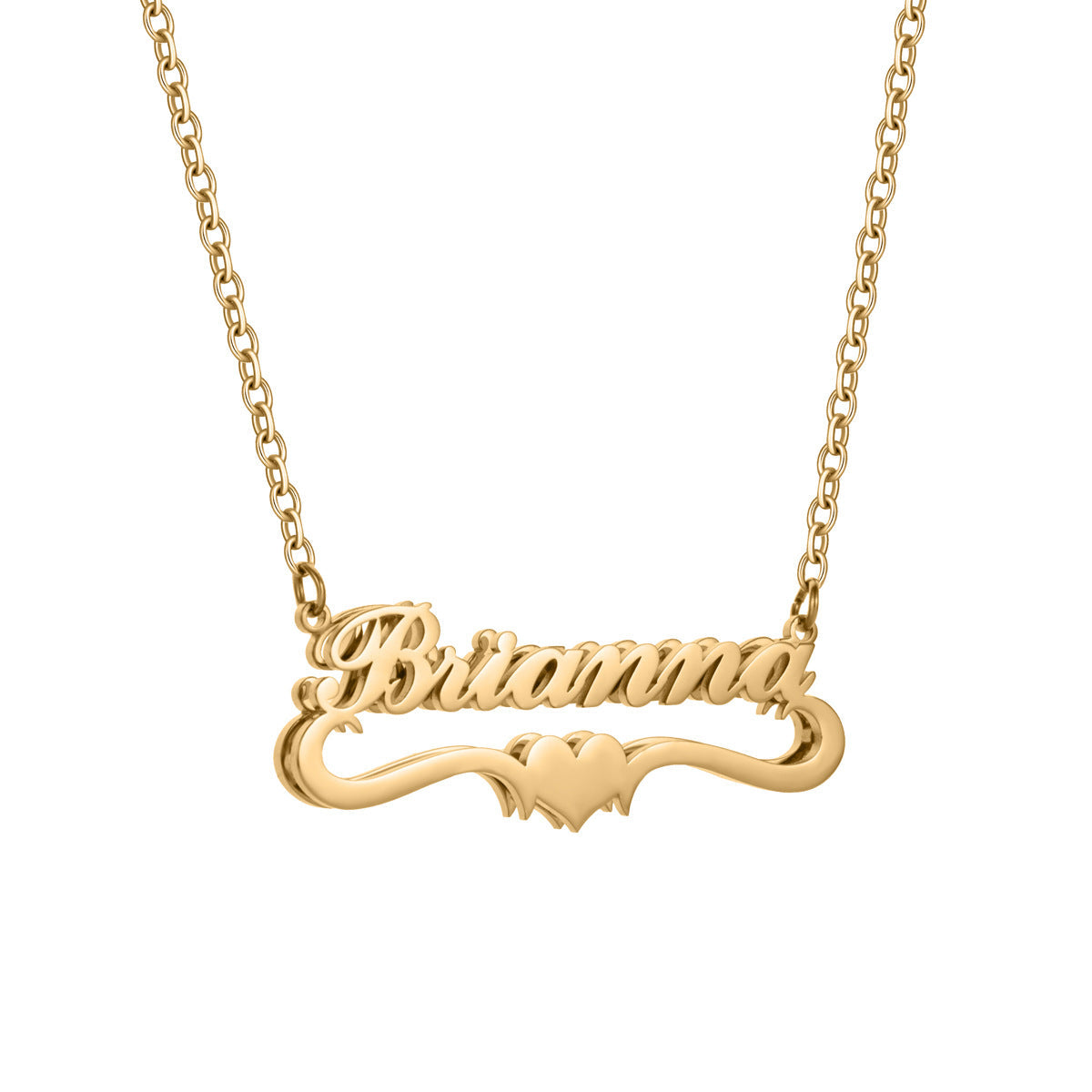 Customized Stainless Steel Double-layer Name Necklace