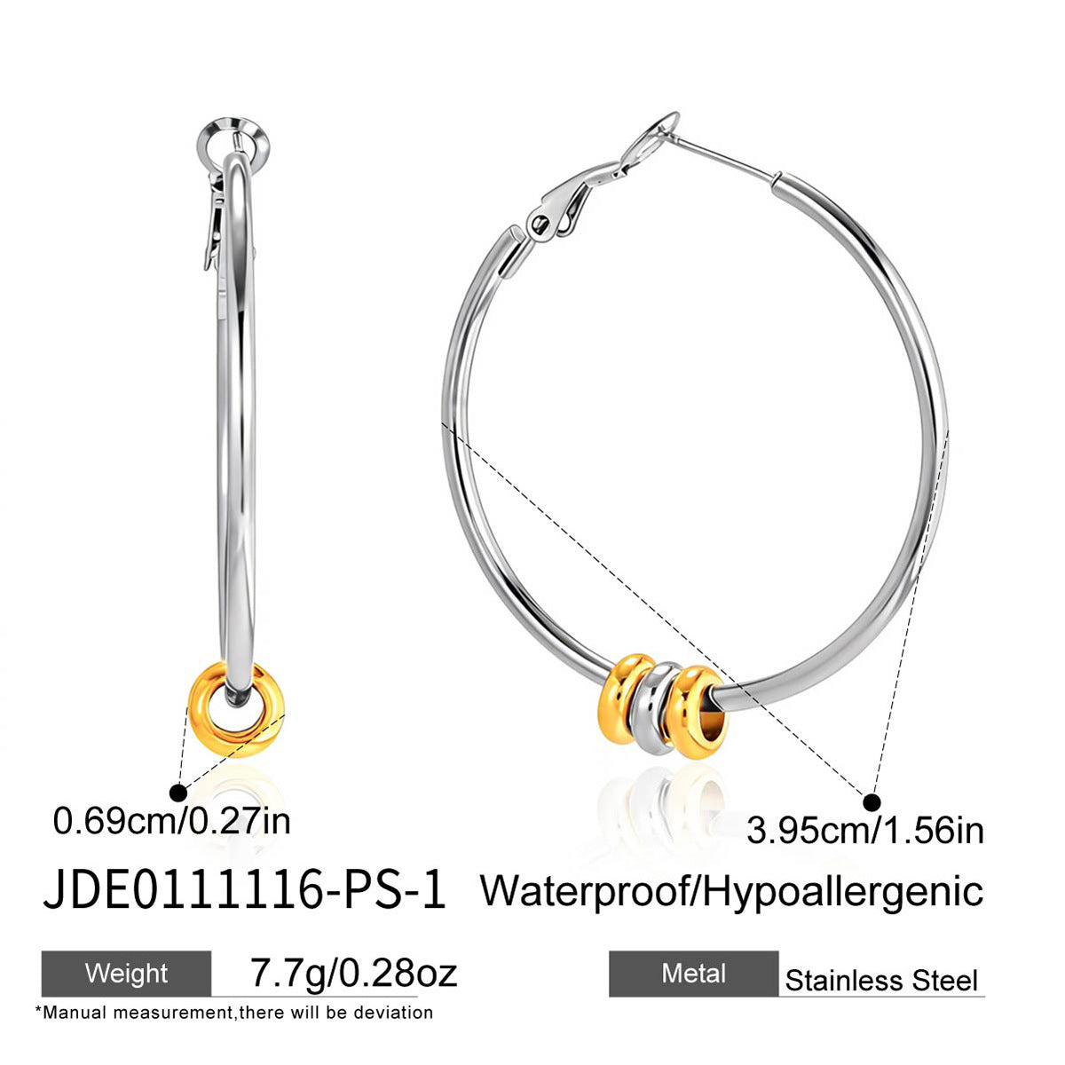Zircon Hoop Earrings Assortment