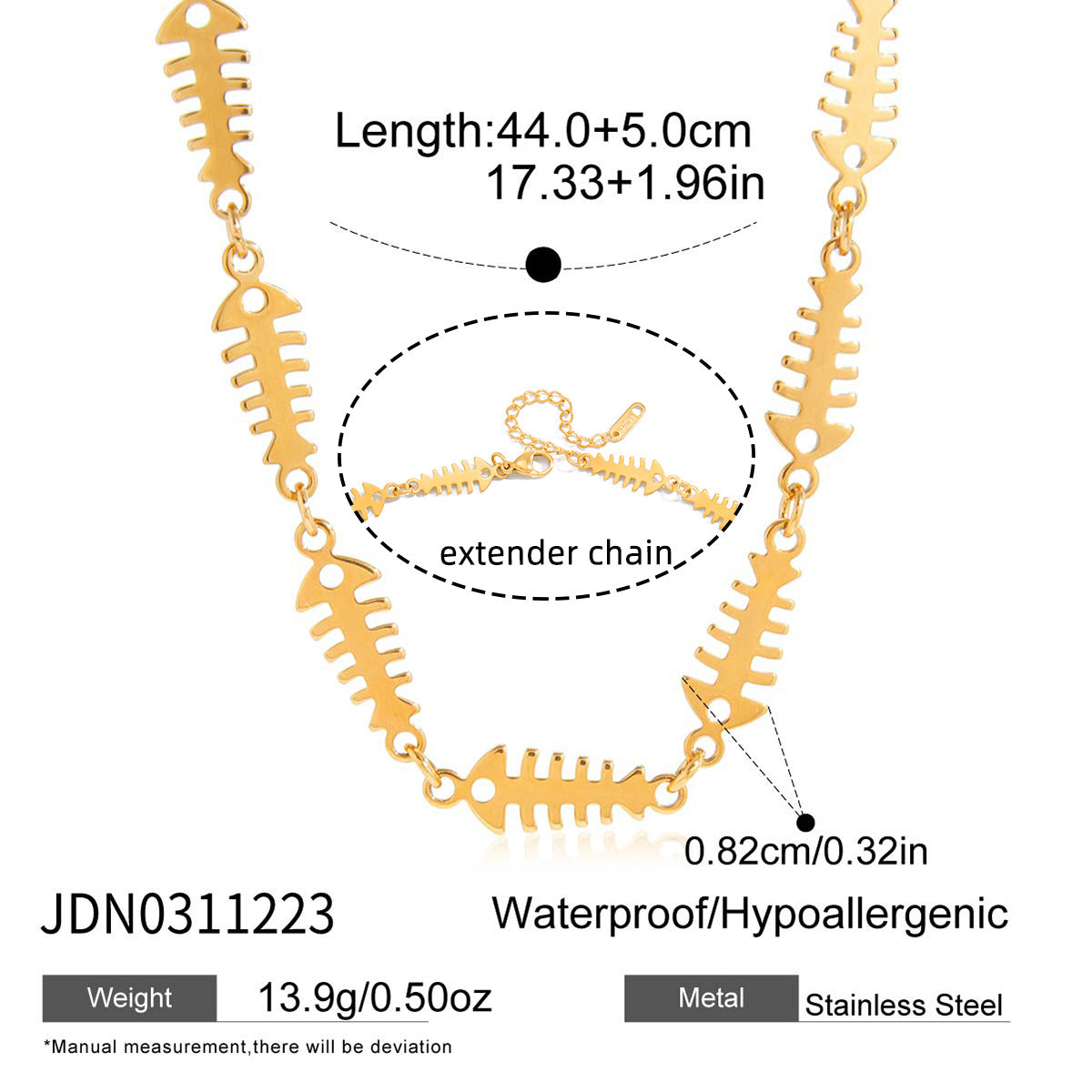Fishbone Wave Necklace Collection