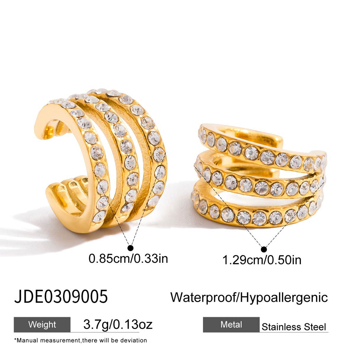 Green Zircon Hoop Earrings Collection