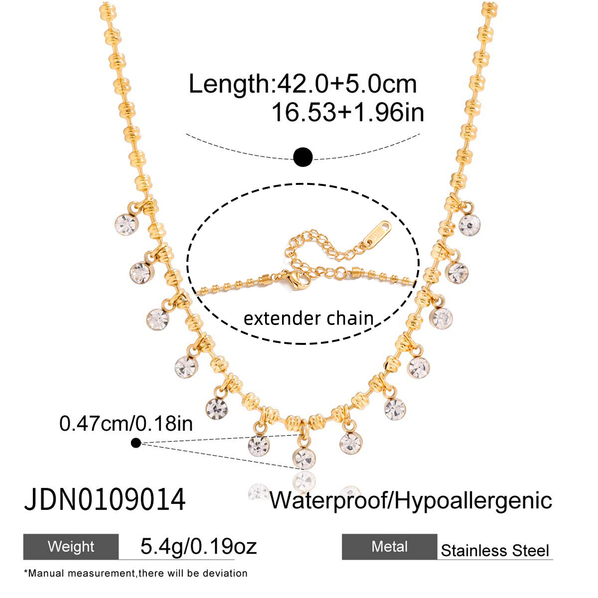 Pearl Zircon Y Necklace Collection