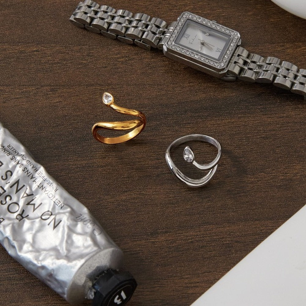 Two Tone Wrap Ring Collection