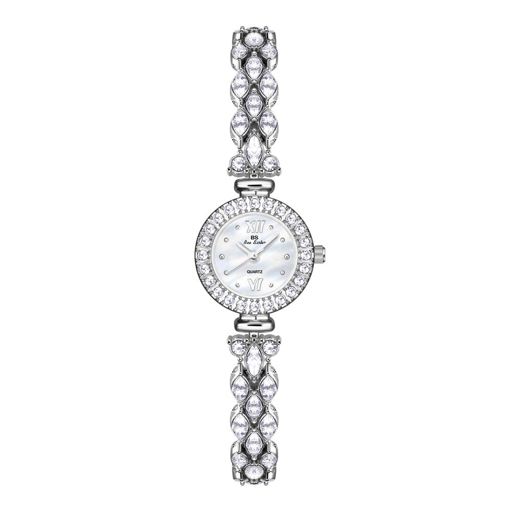 Baita Starry Horse Eye Zircon Light Luxury Exquisite Mermaid Watch