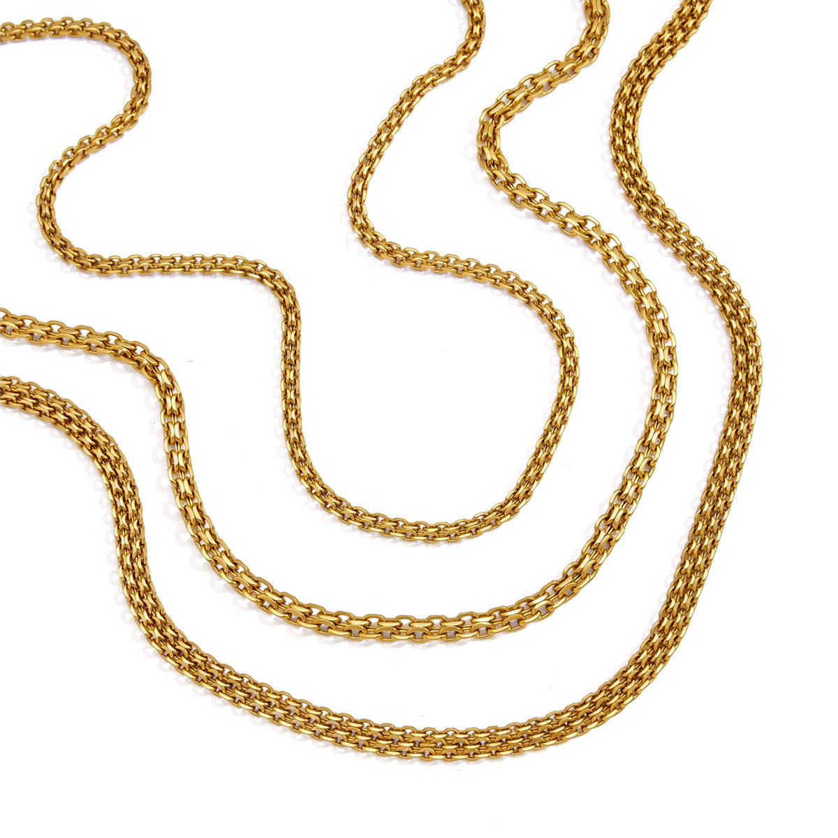 Layered Chain Necklace Collection