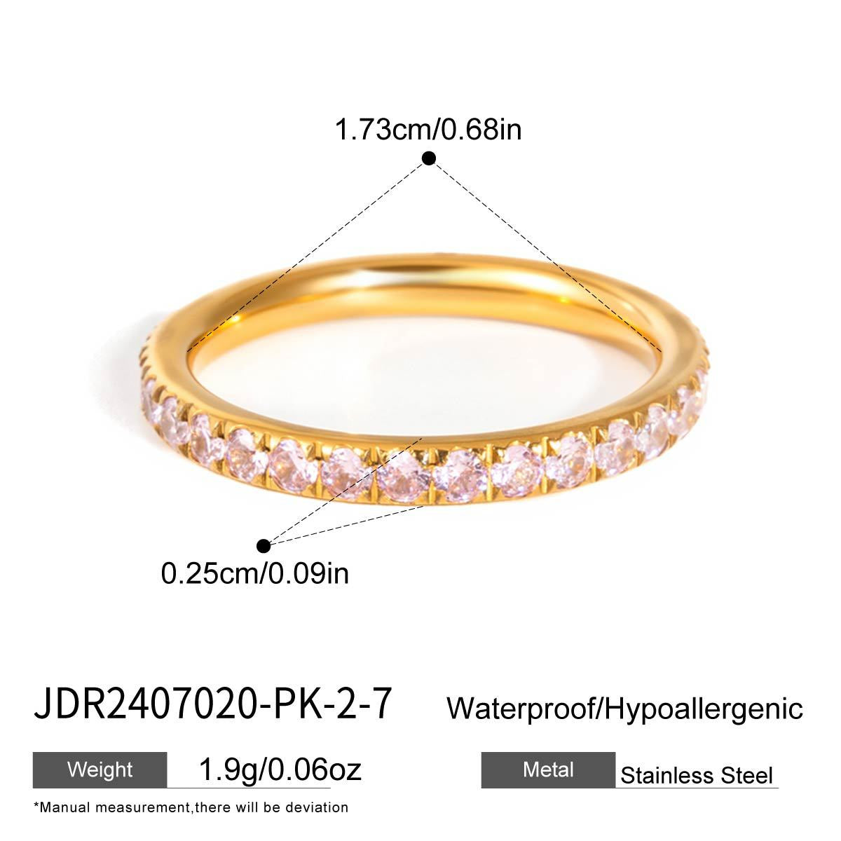 Color Zircon Ring Collection
