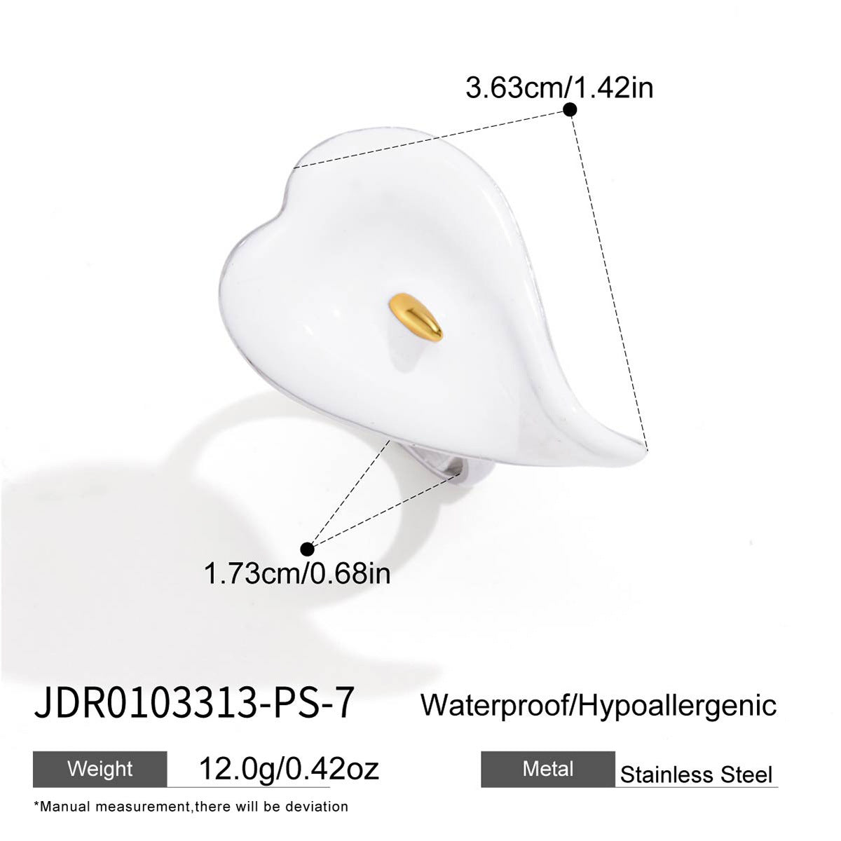 Calla Lily Statement Ring
