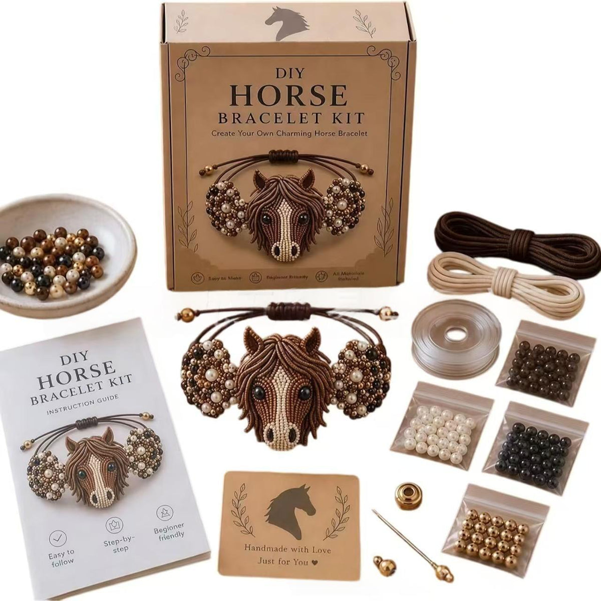 Cute Design DIY Beaded Bracelet Kit