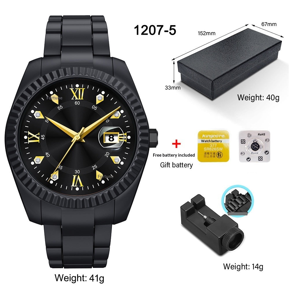 New Mens Watch Stylish Business-oriented Design With A Large Dial
