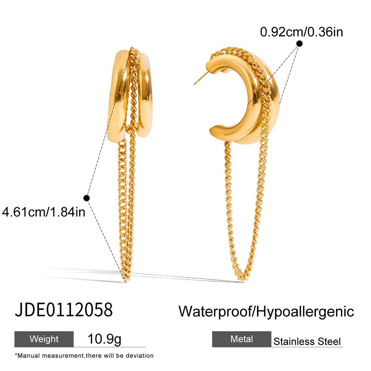 Chain Tassel Earrings Collection