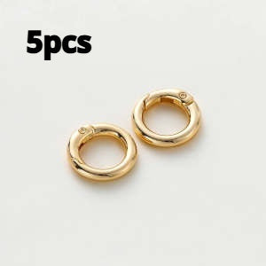 Zinc Alloy Spring Coil Open Ring Keychain