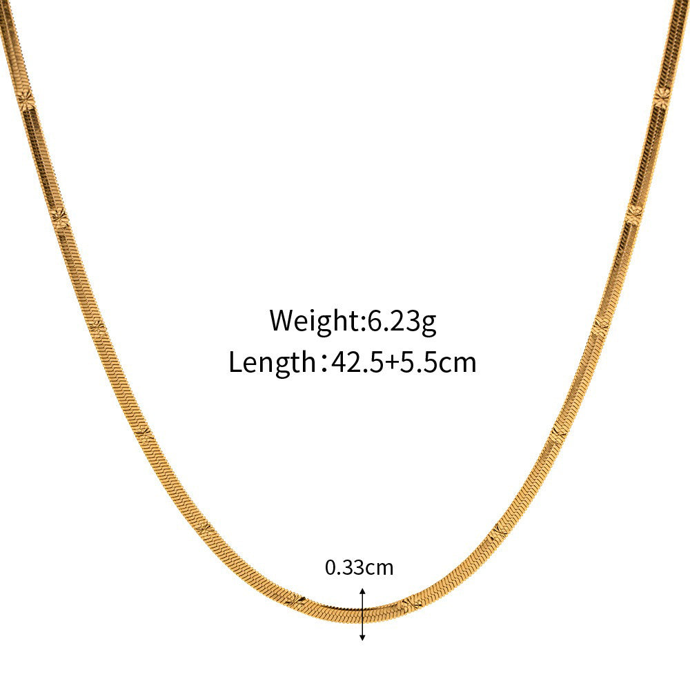 18K gold cross inlaid gemstone design high-end necklace ring set