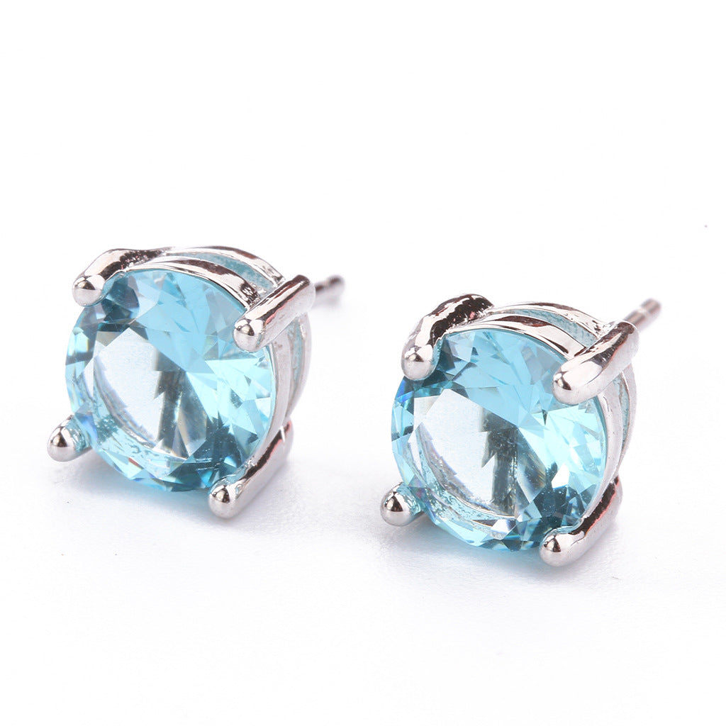 Versatile Four-Prong Womens Ear Studs