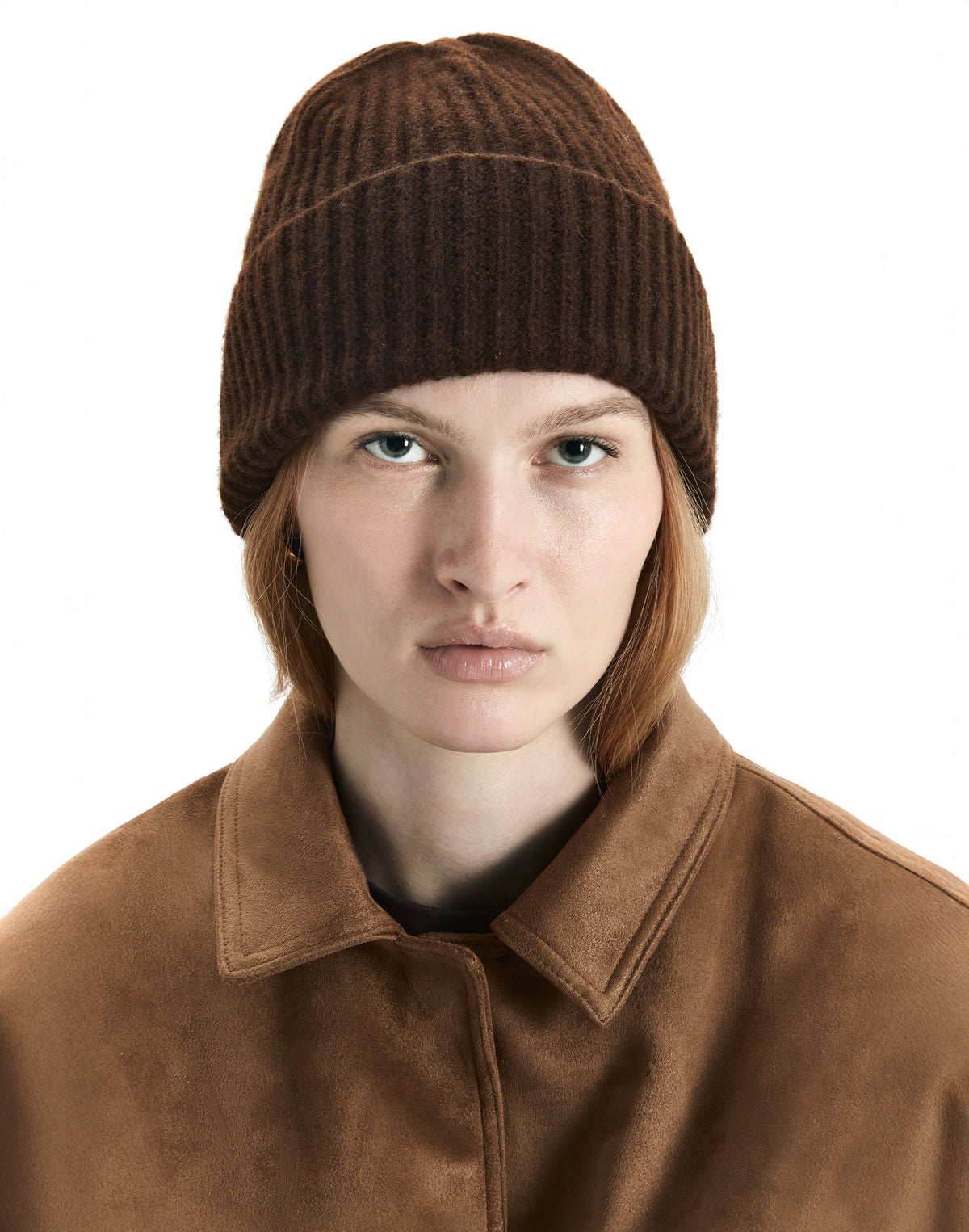 Cashmere Full Cardigan Beanie