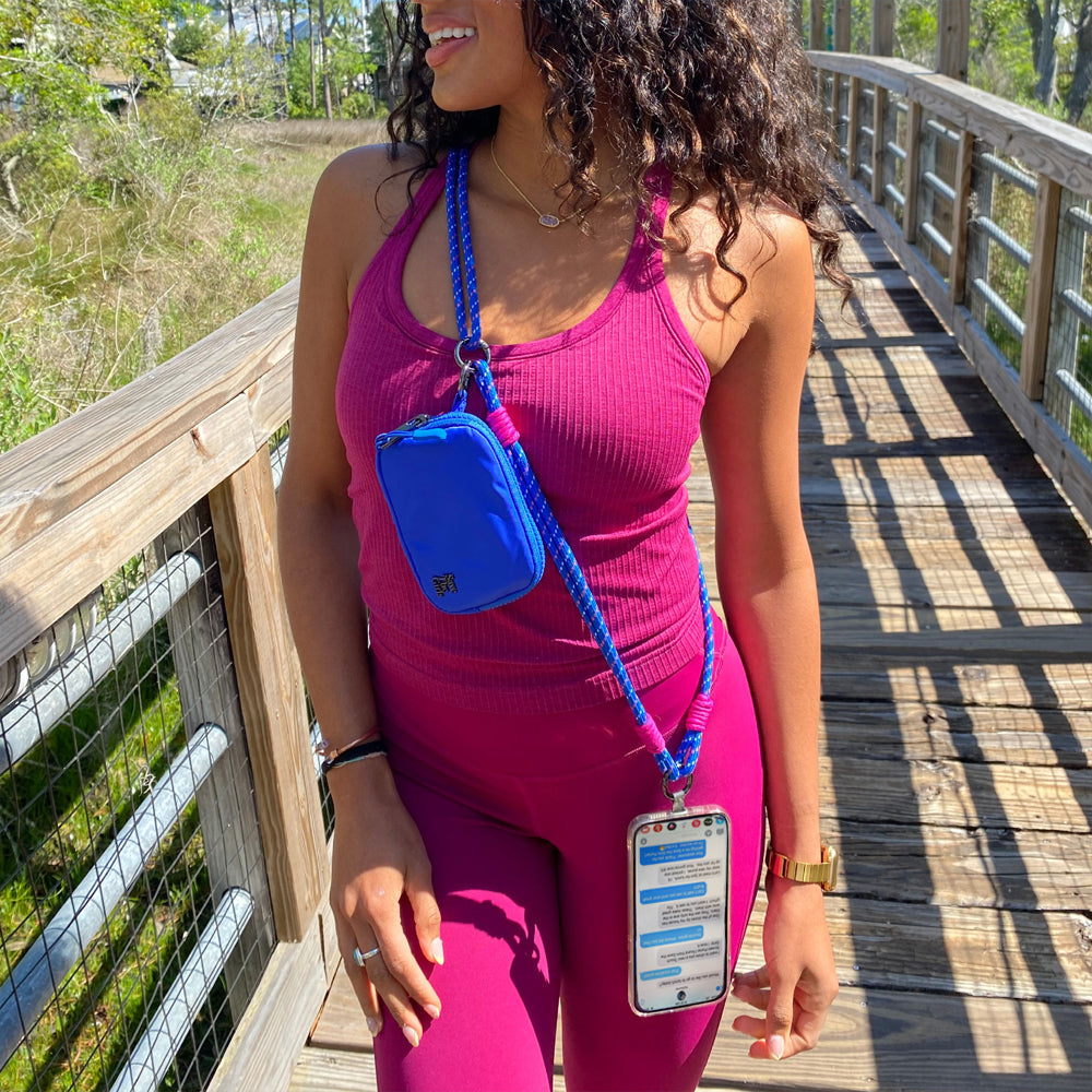 Active Crossbody w/RFID Pouch Twin Rope