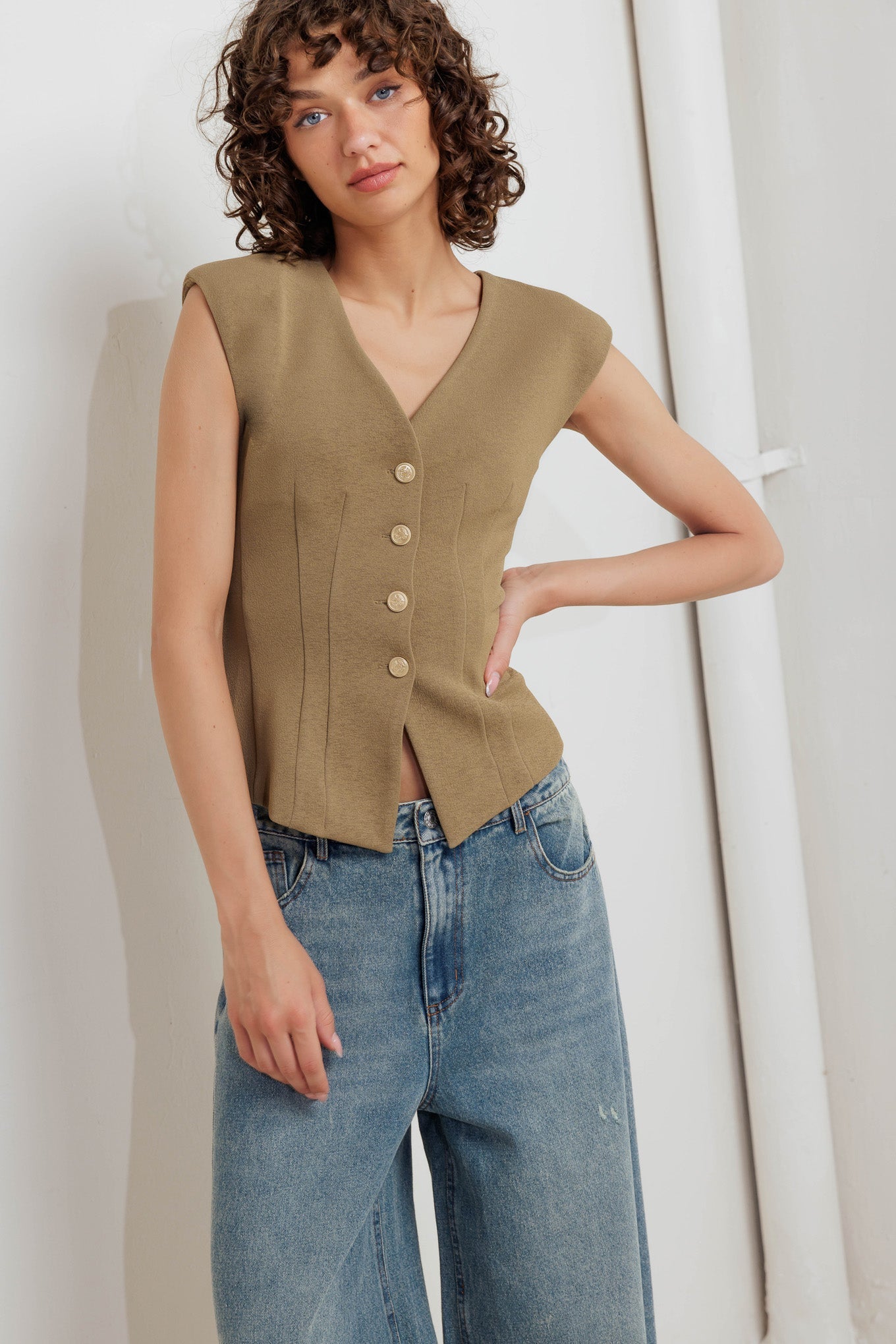 RUNWAY TO REALWAY WOVEN VEST