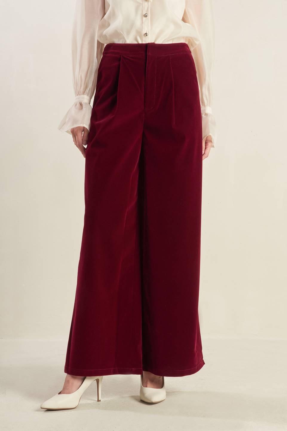 COY CHARM VELVET PANTS