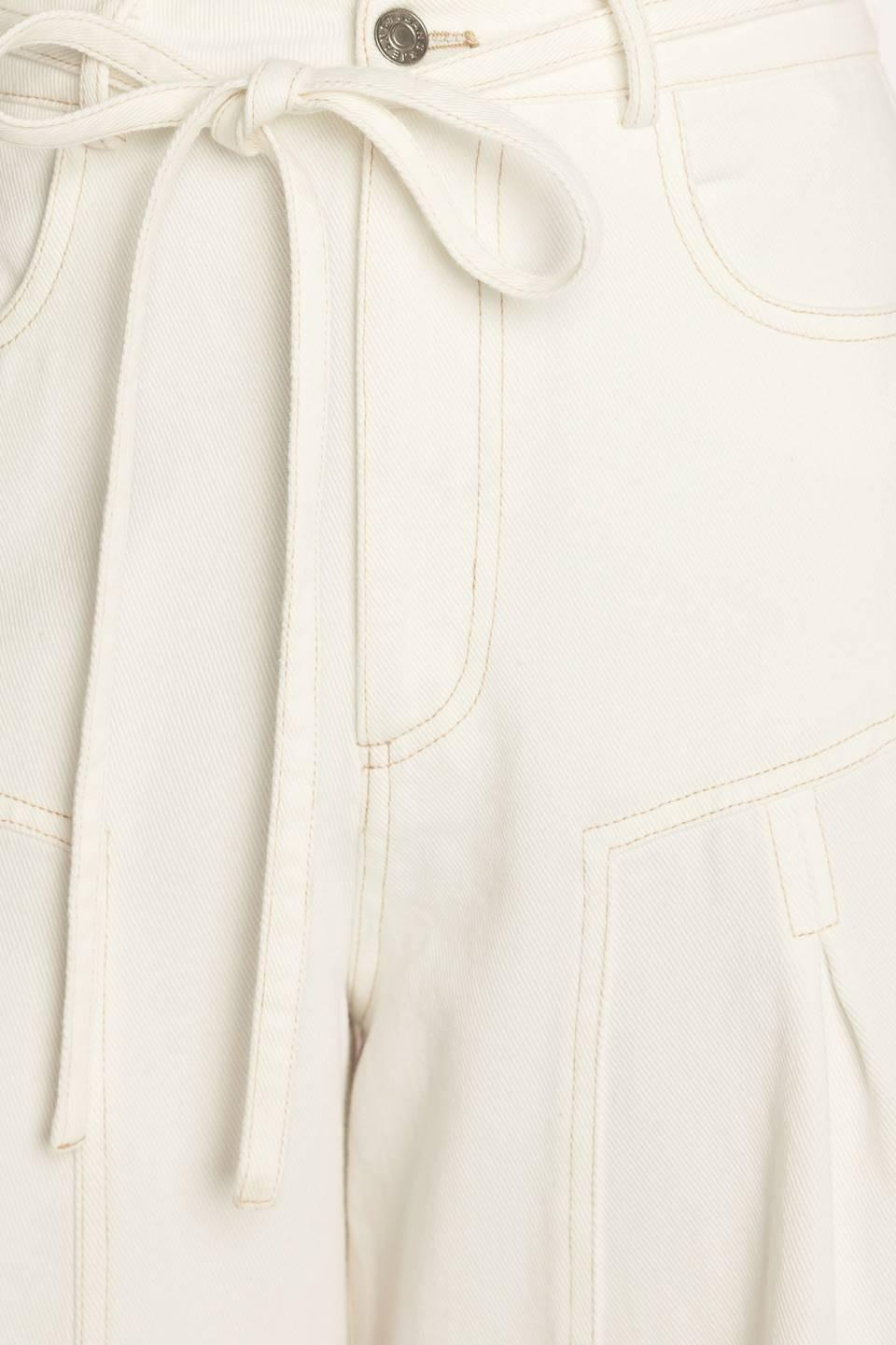 EVERY SUNDAY WHITE WOVEN PANTS