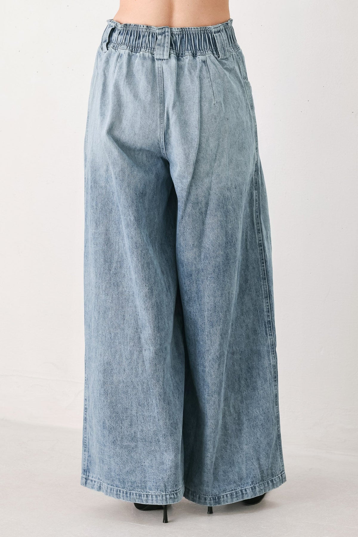 CALM & COLLECTED BLUE DENIM PANTS