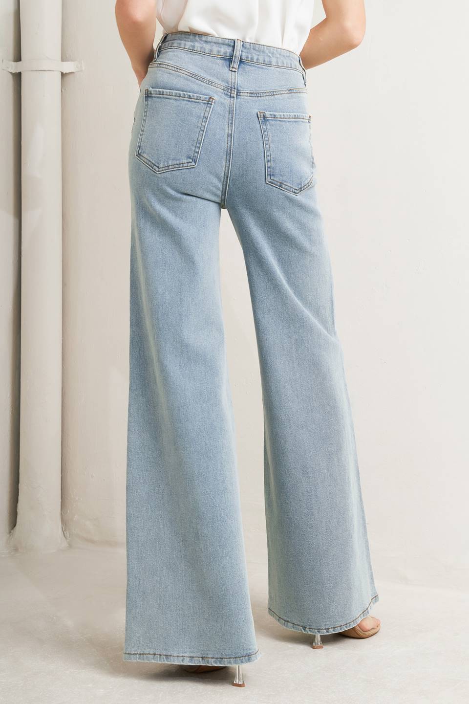 MODERN NEUTRAL DENIM PANTS