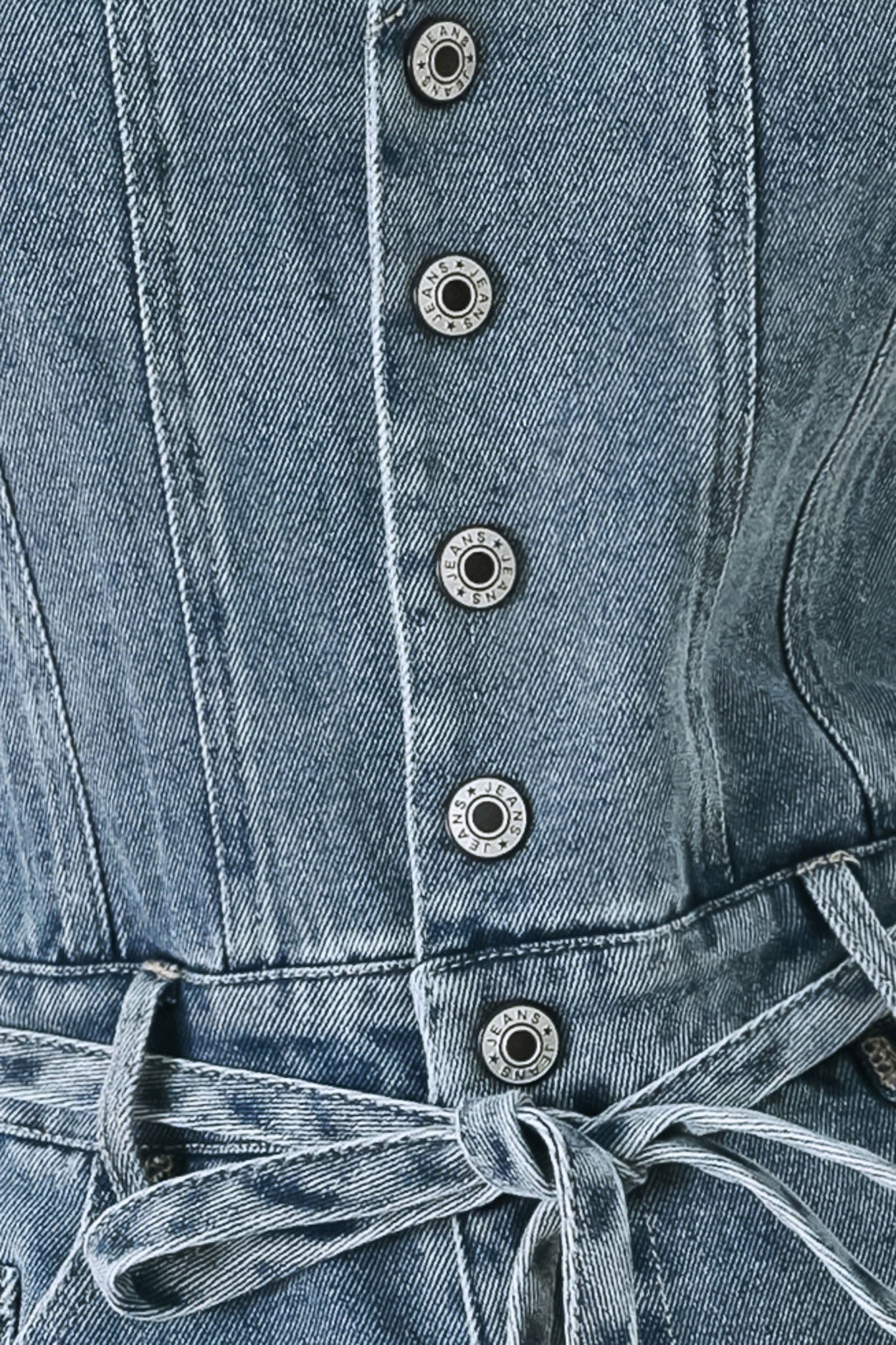 RELAXED CHIC DENIM ROMPER