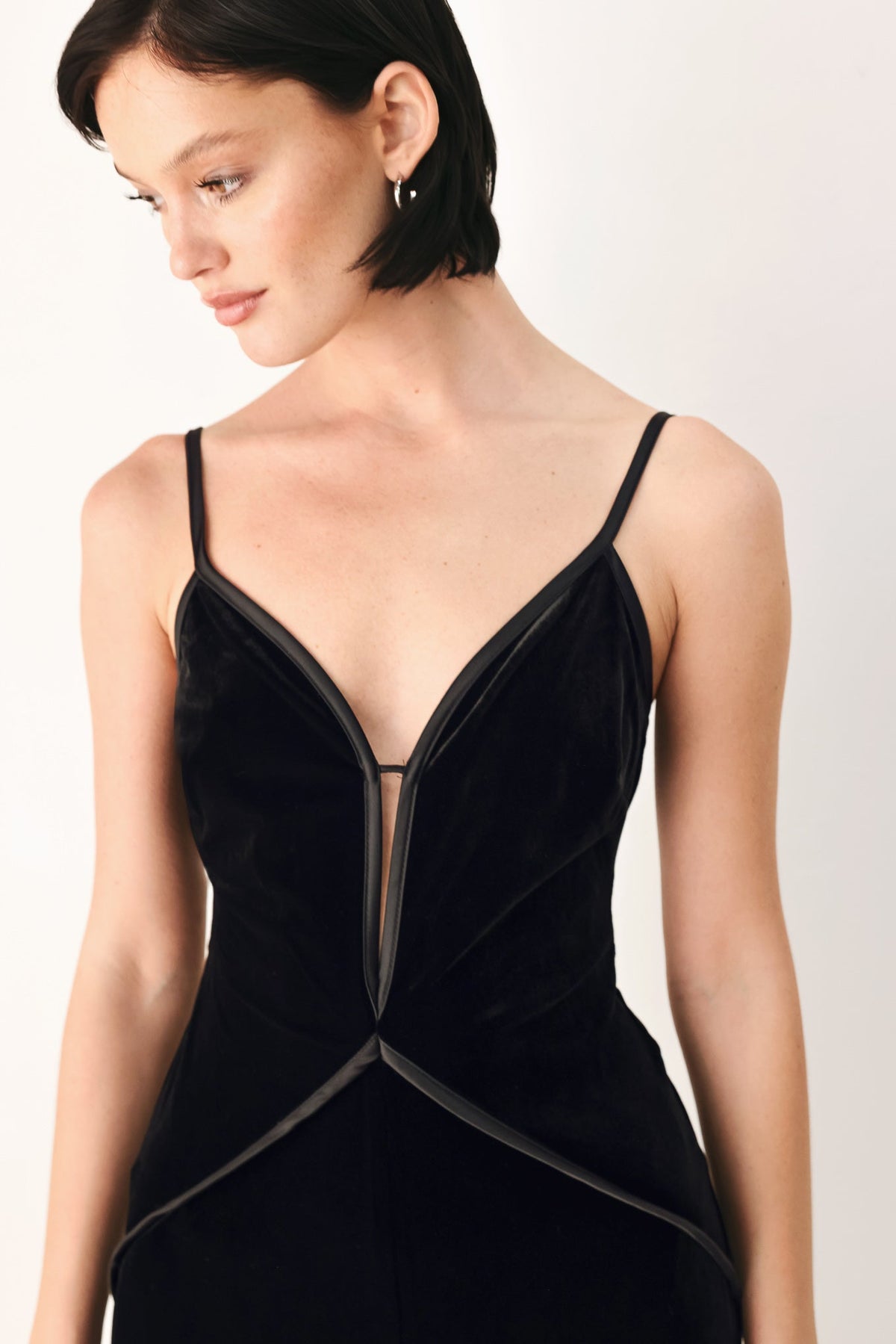 VELVET HOUR SWEETHEART WIDE LEG JUMPSUIT