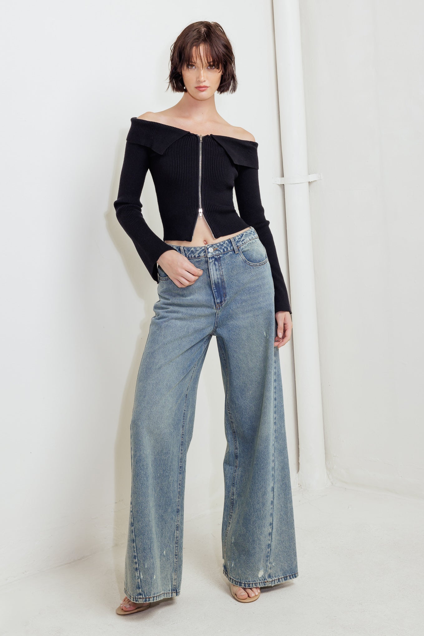 CHANGE OF PACE SWEATER TOP