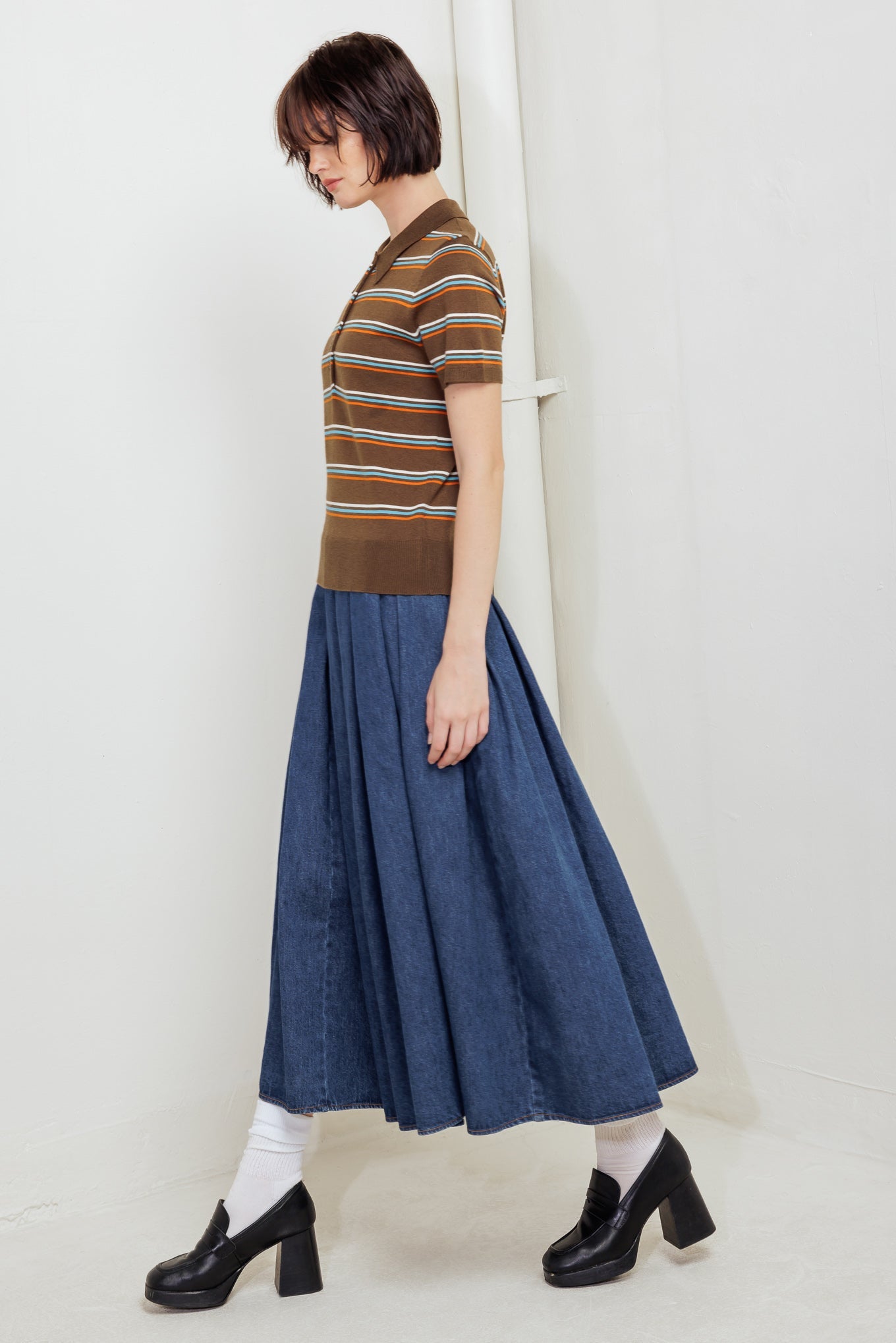 PRETTY IN PARADISE POLO TOP