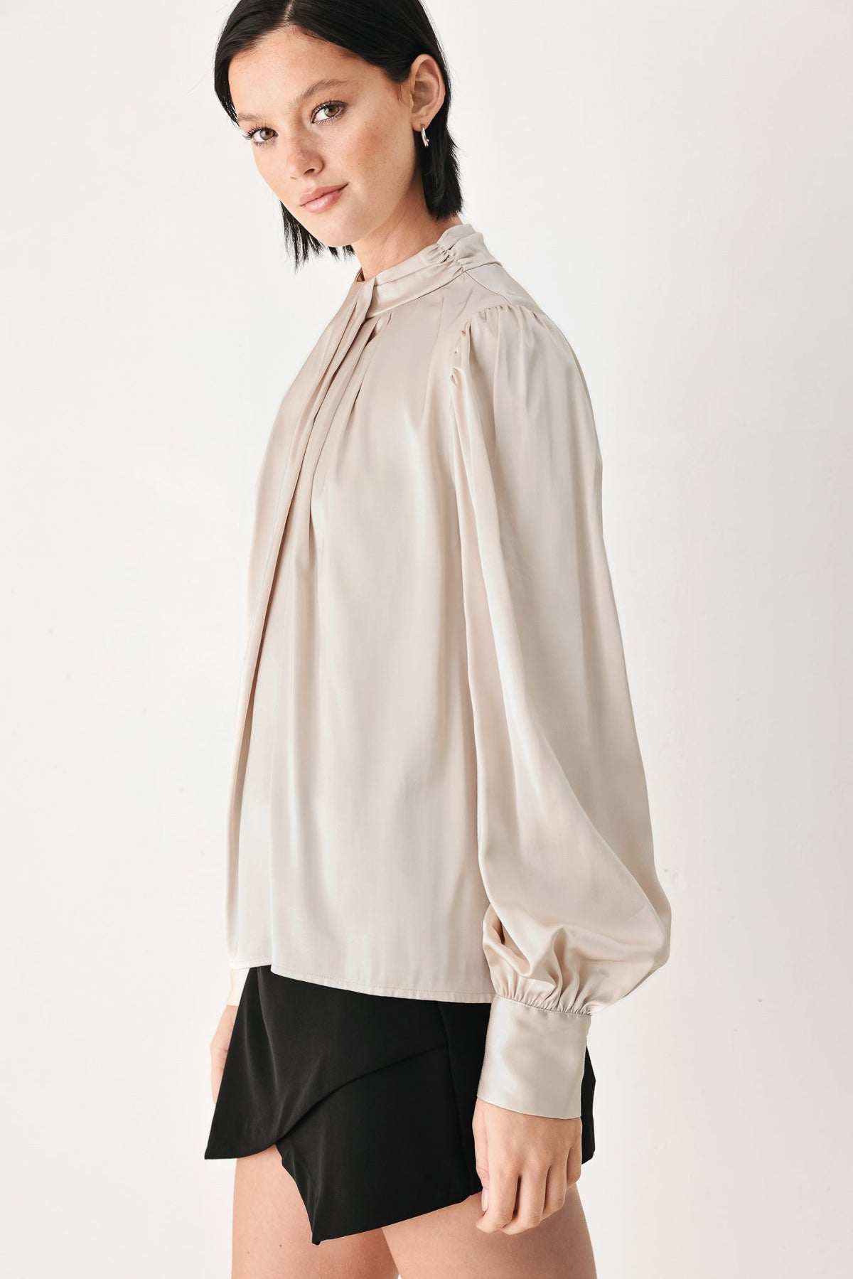 GOLDEN HOUR HIGH NECK BLOUSE