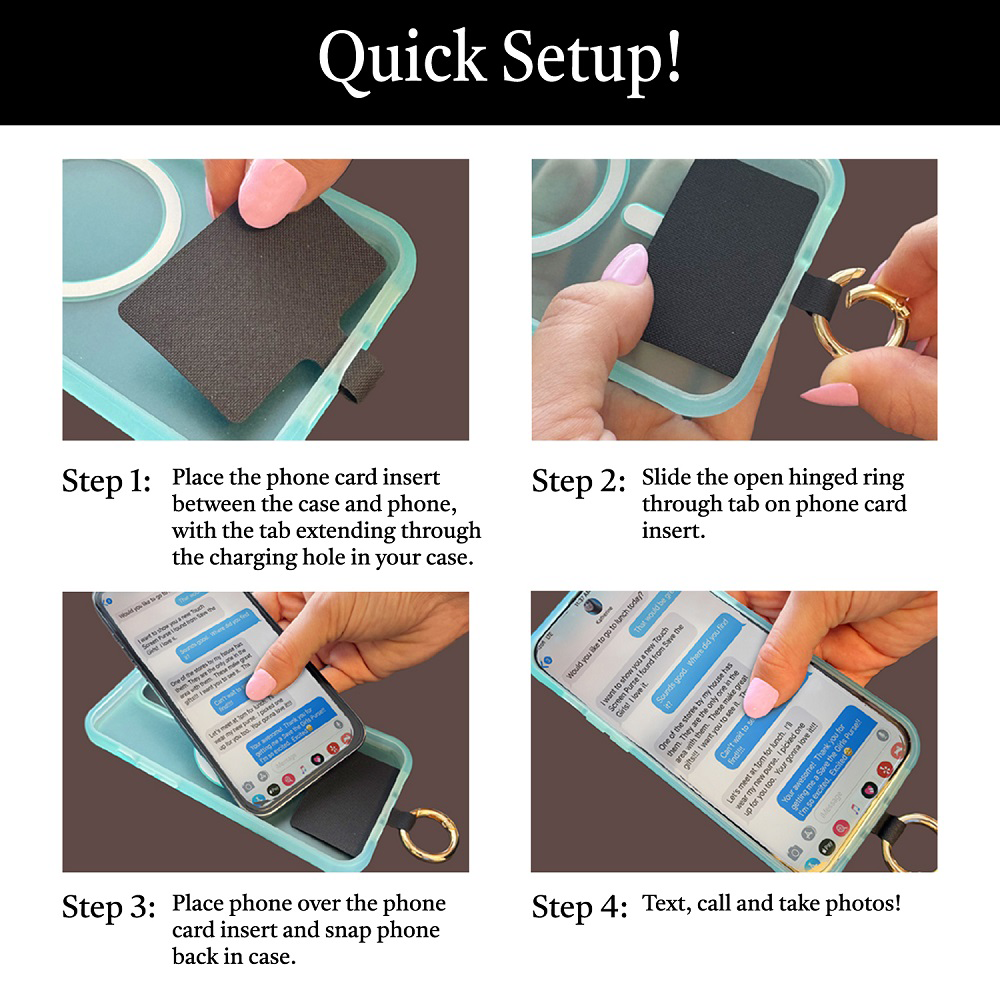 Clip & Go Strap w/Zippered Pouch