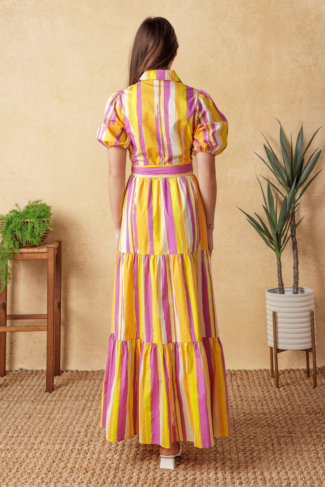 SOIREE SWEETNESS POPLIN MAXI DRESS