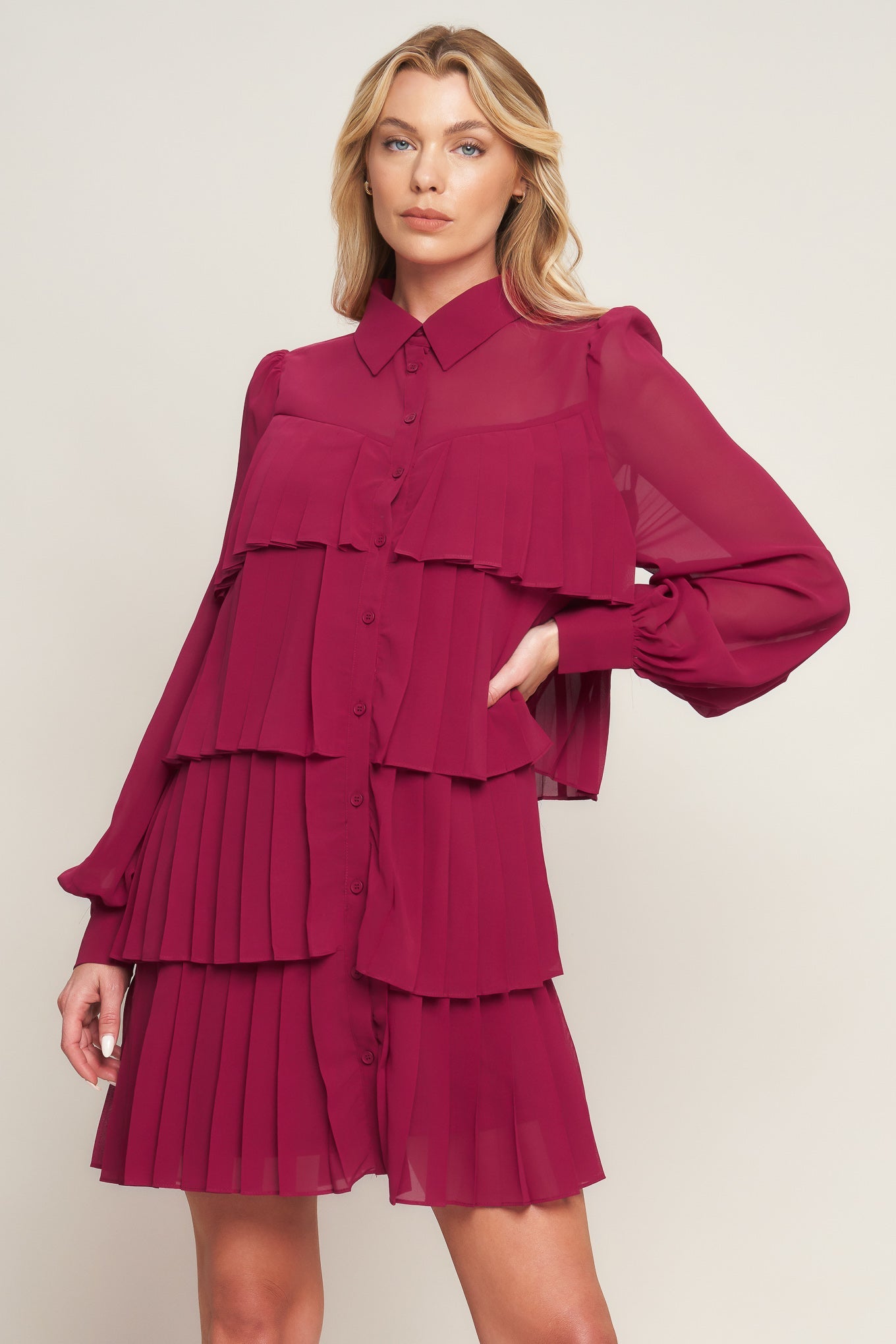 AN ABSOLUTE TREASURE WOVEN MINI DRESS