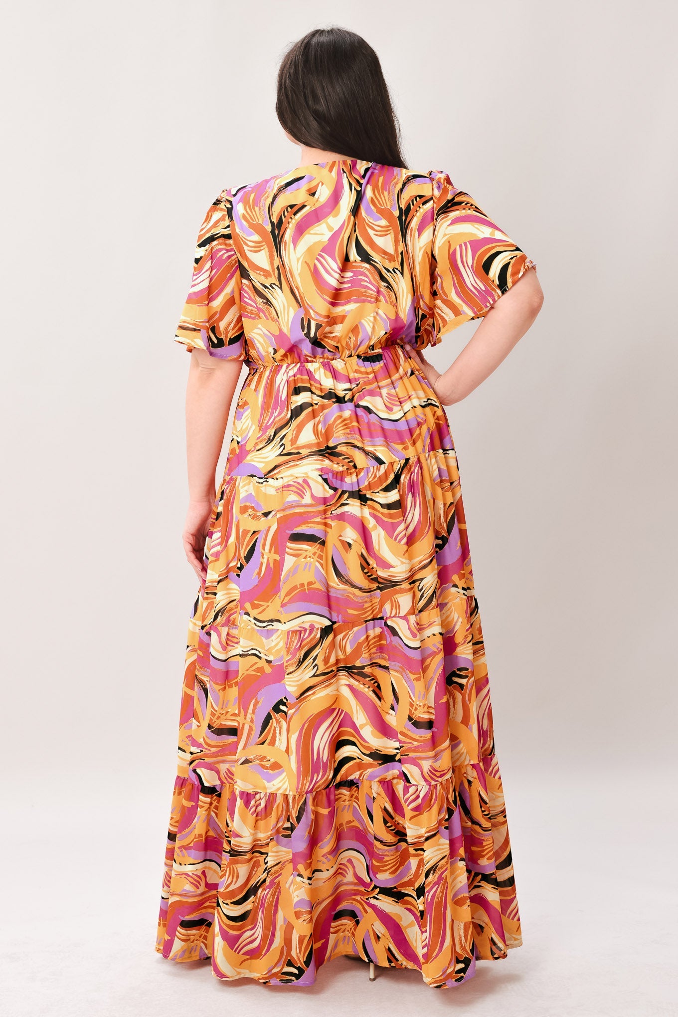 REFRESHING VIBE WOVEN MAXI DRESS