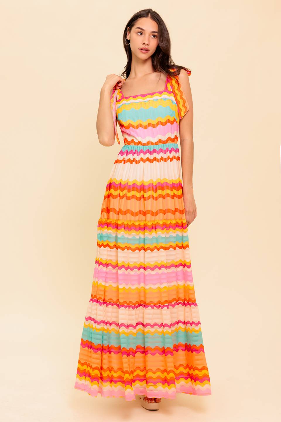 IN THE SPOTLIGHT WOVEN MAXI DRESS