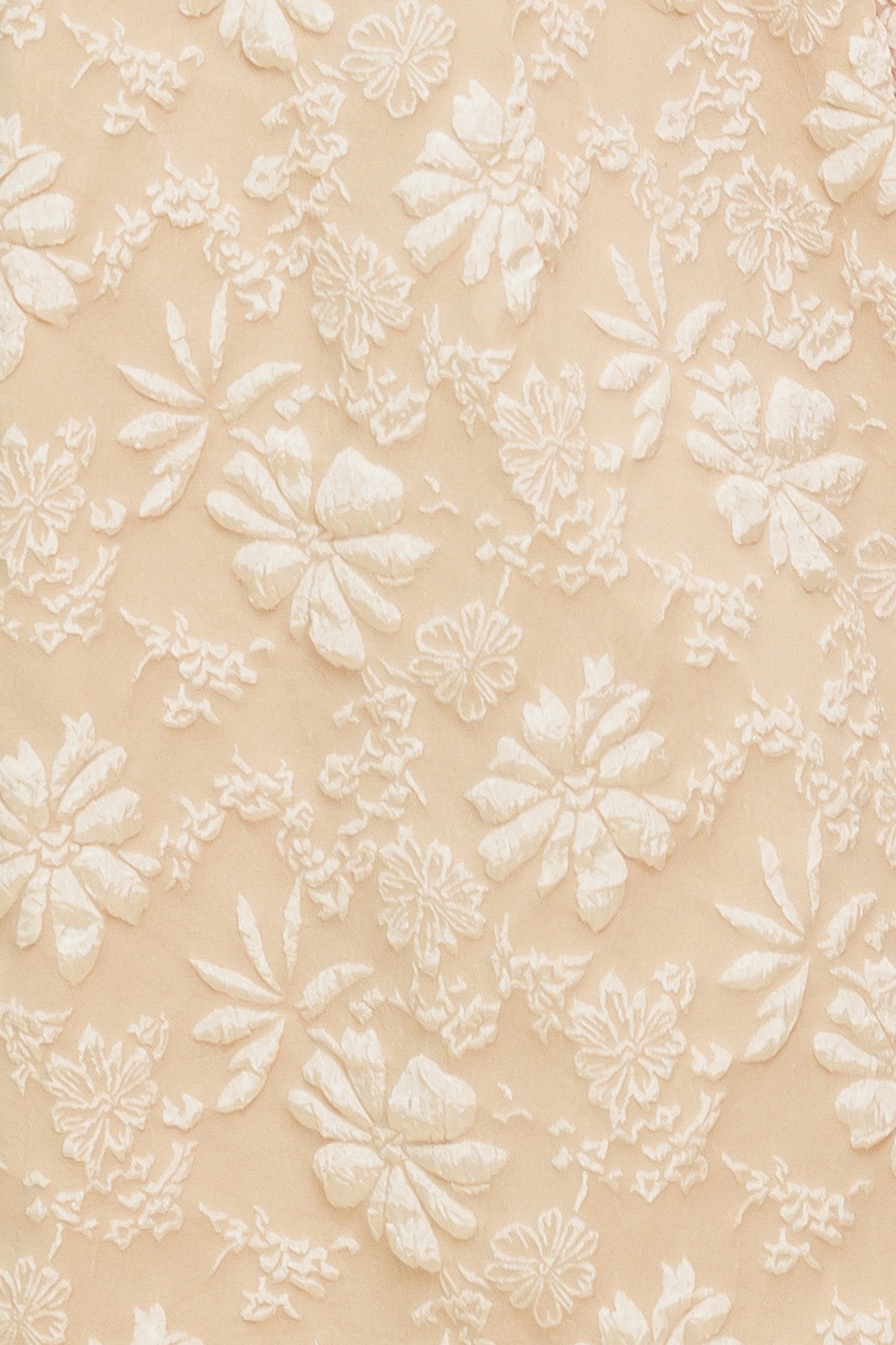 SOFT SUNSET STORY WOVEN MIDI DRESS