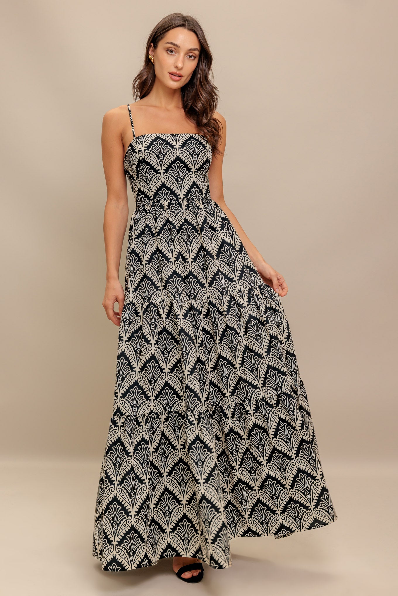 HAZELWOOD GARDEN WOVEN MAXI DRESS