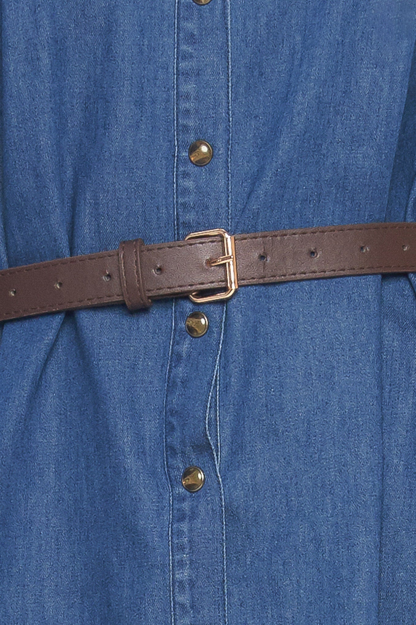 BLUEBIRD COWGIRL DENIM MINI DRESS