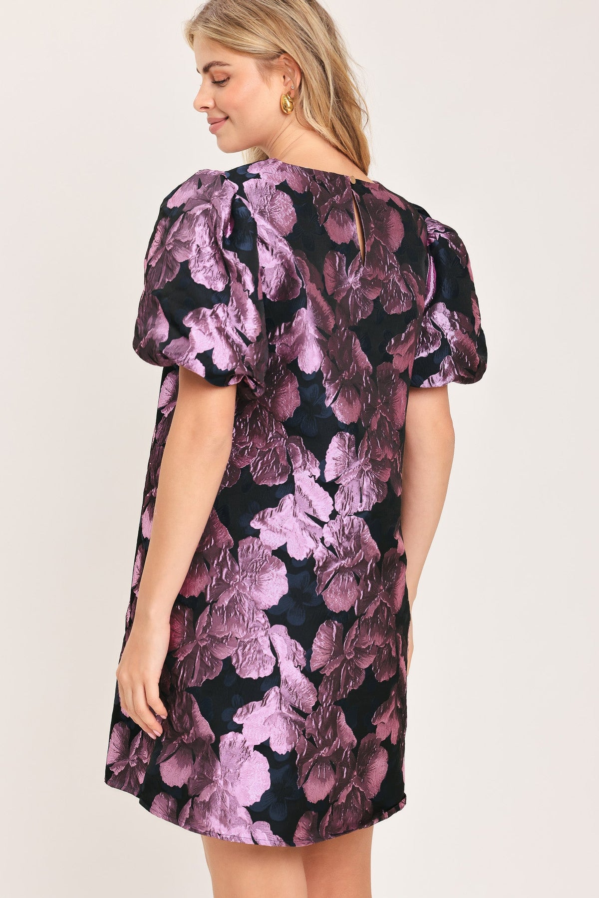 PARTY PERFECT WOVEN MINI DRESS