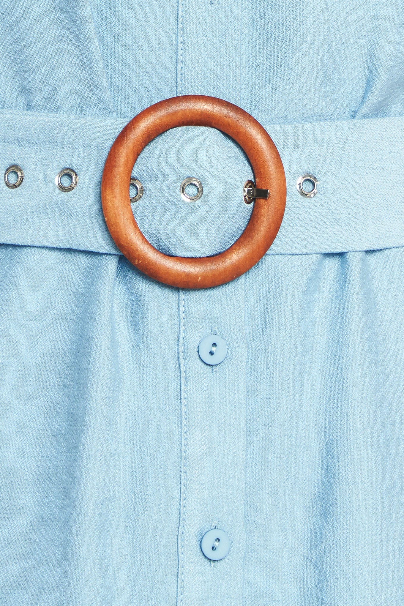 AZURE COAST WOVEN MINI DRESS