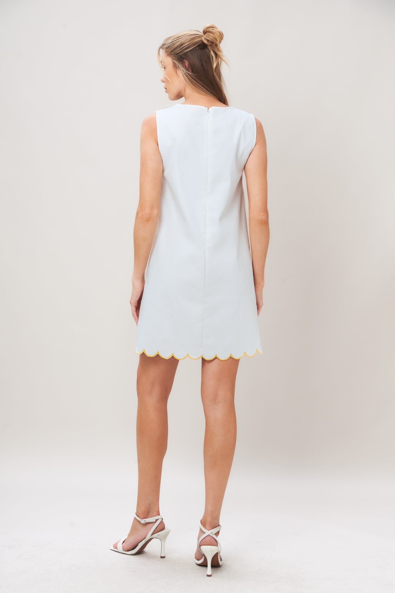 SWEET AS SUNSHINE WOVEN MINI DRESS